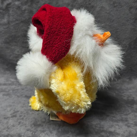 Vintage Dan Dee Chicken Santa Hat Animated Musical Chicken Dance Dancing Plush - Picture 4 of 11